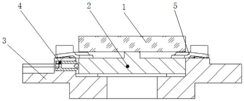 A low temperature and high stability support structure for reflective grating installation