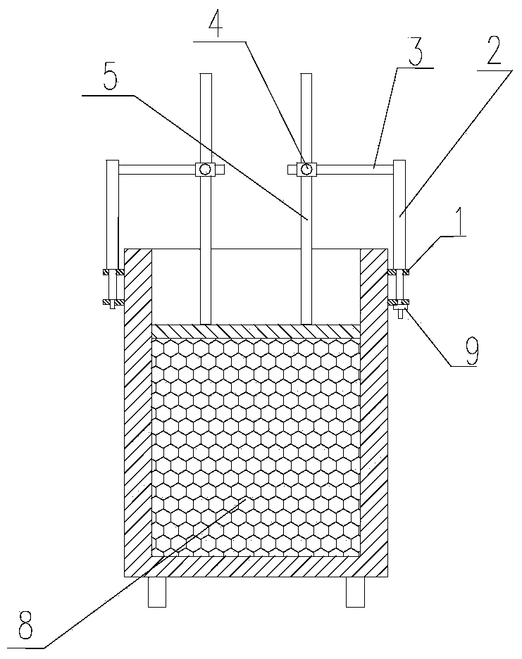 Heat-insulation material foaming and shaping device