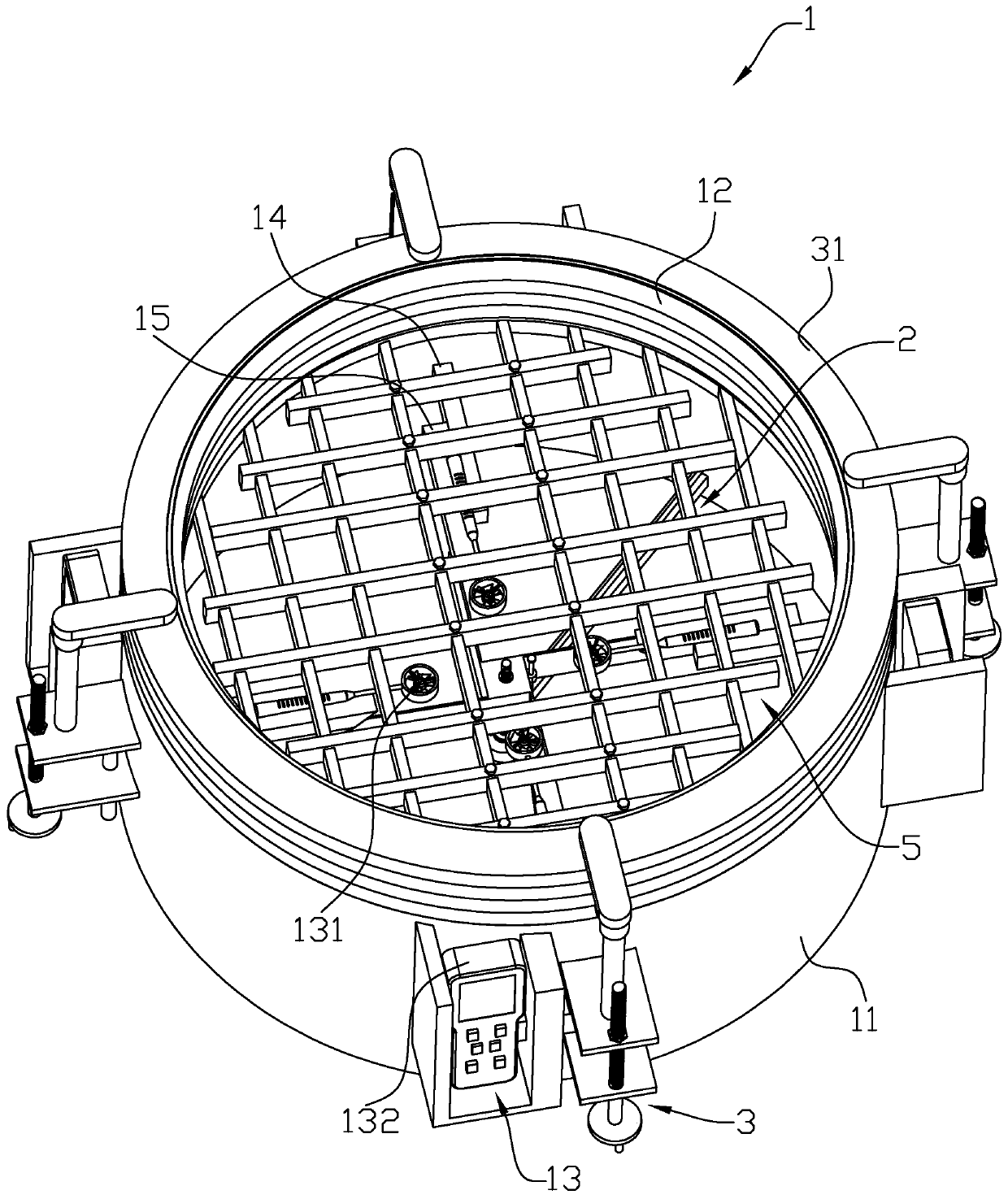 Wind speed measuring structure