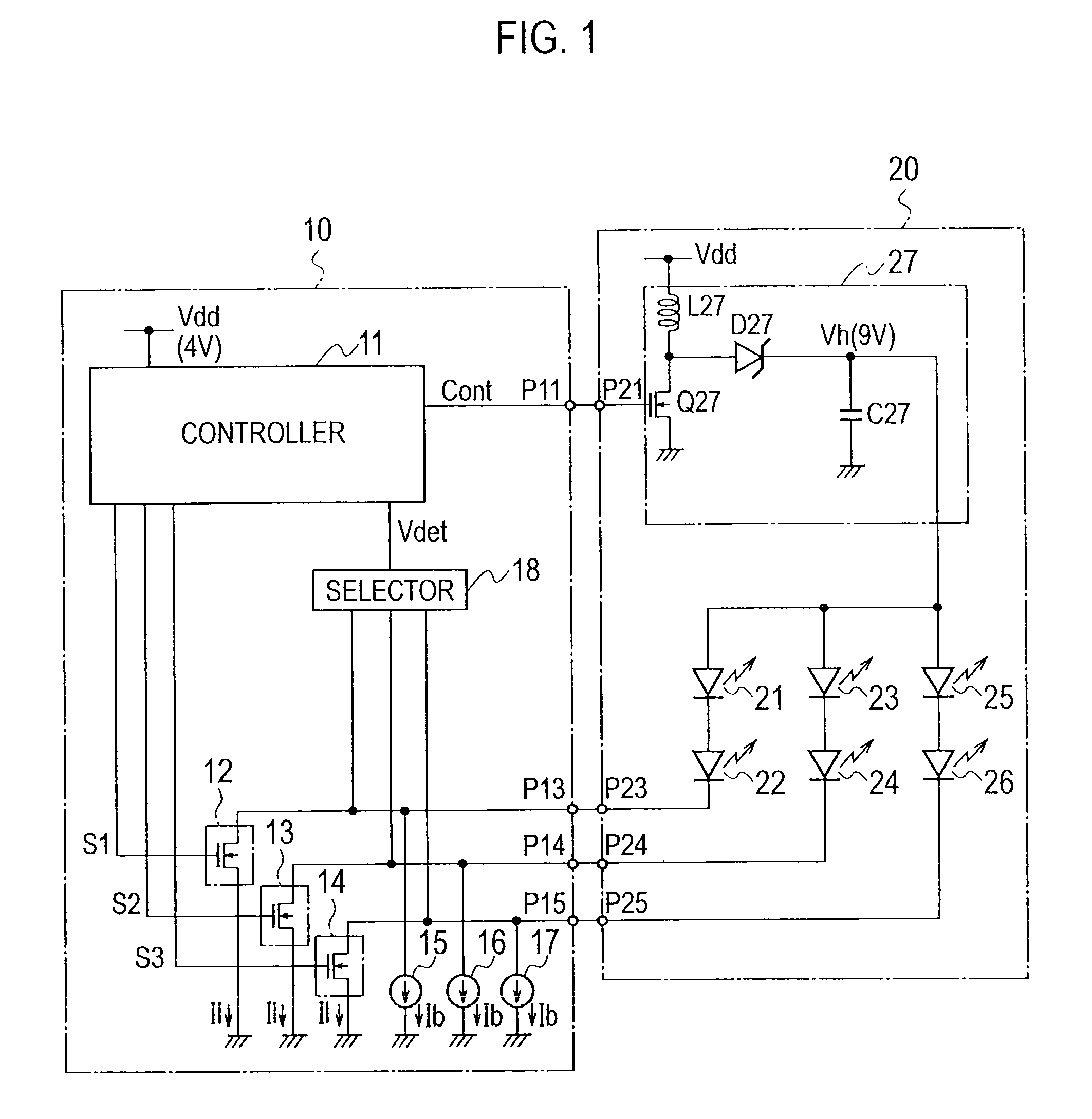 Apparatus for lighting leds