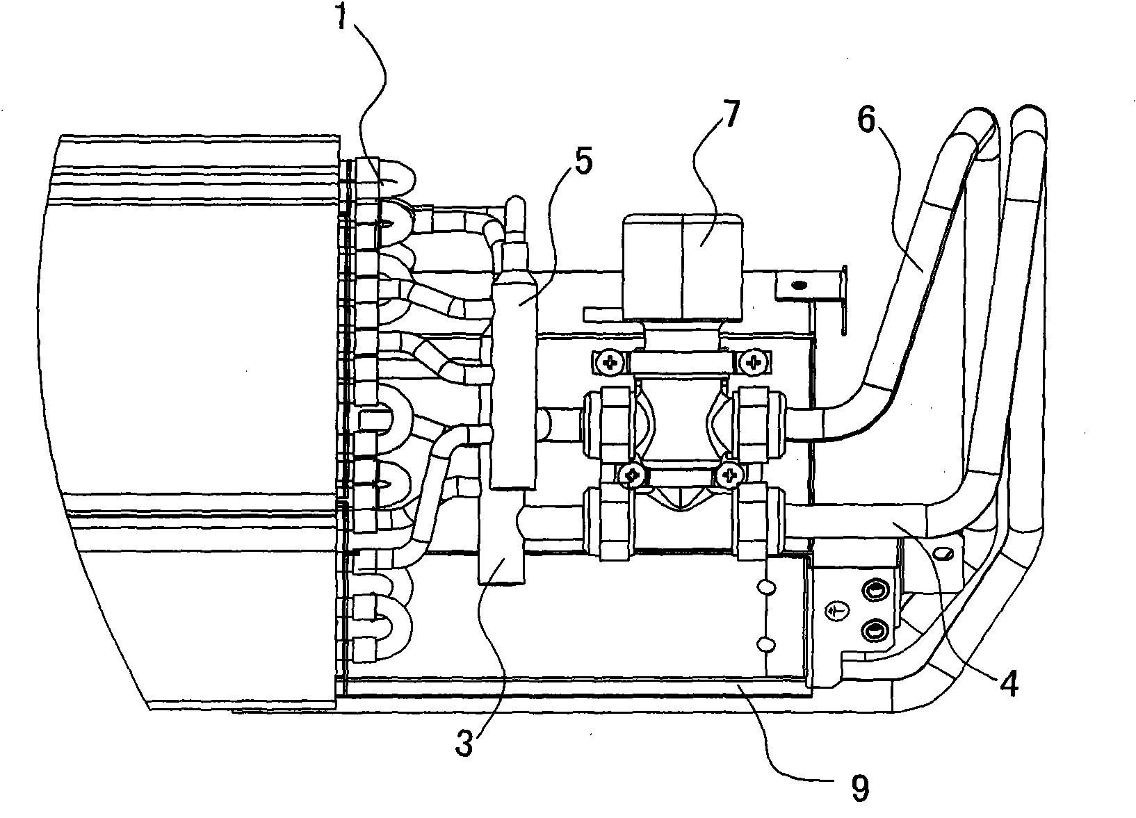 Commercial air conditioner terminal indoor machine