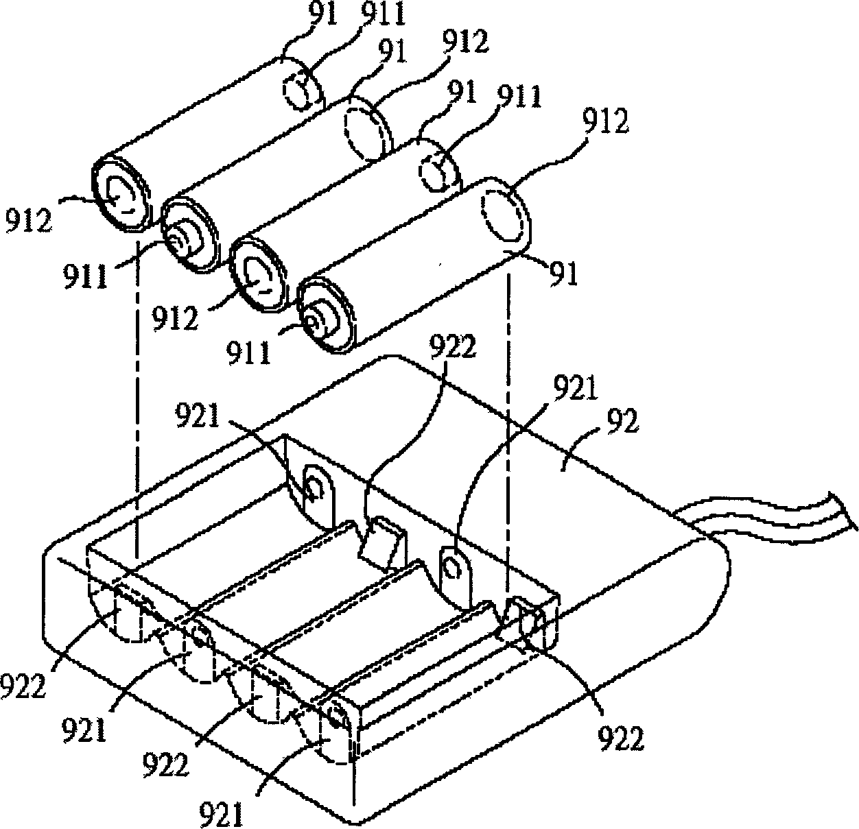 Isolation type charging system and use thereof