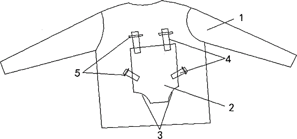 Garment capable of assisting people in holding baby and high in fabric weaving speed