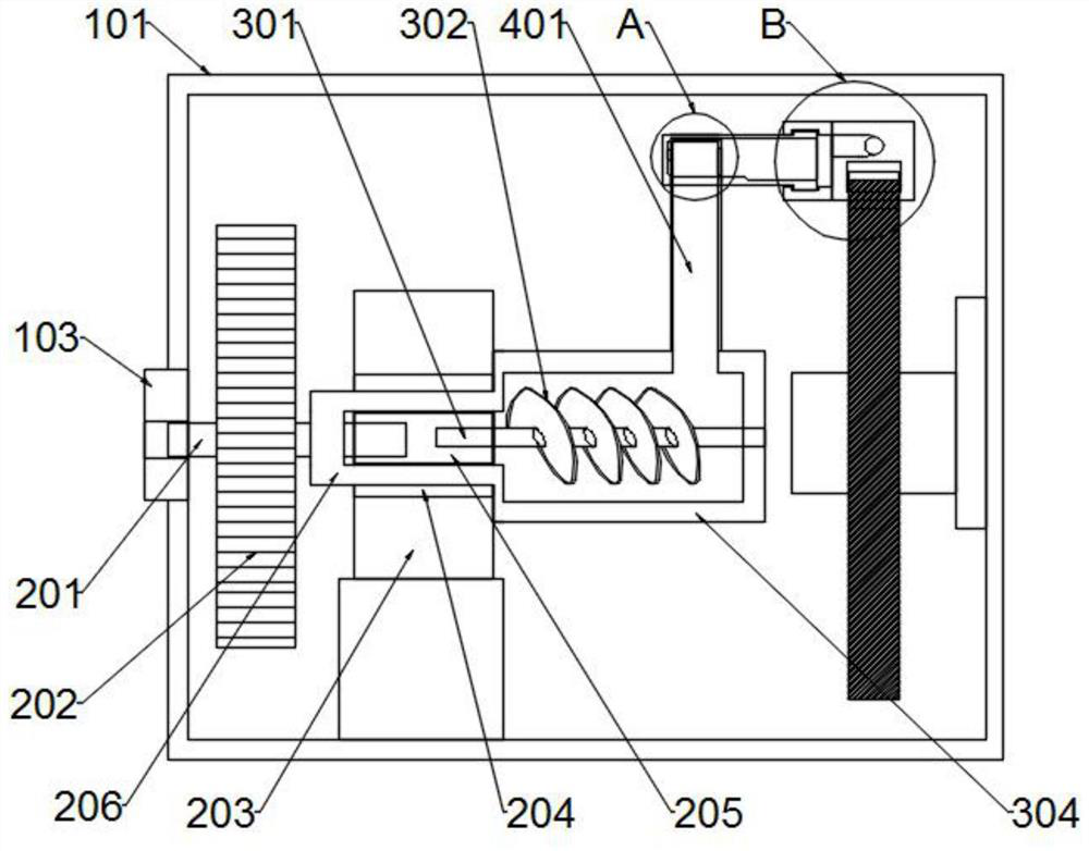 Electromagnetic friction counteracting transmission auxiliary device