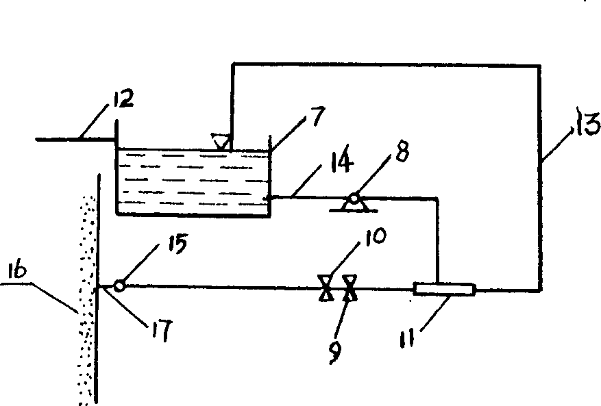 Negative pressure leachate raising method for in-situ lixiviation of tailing for re-dressing