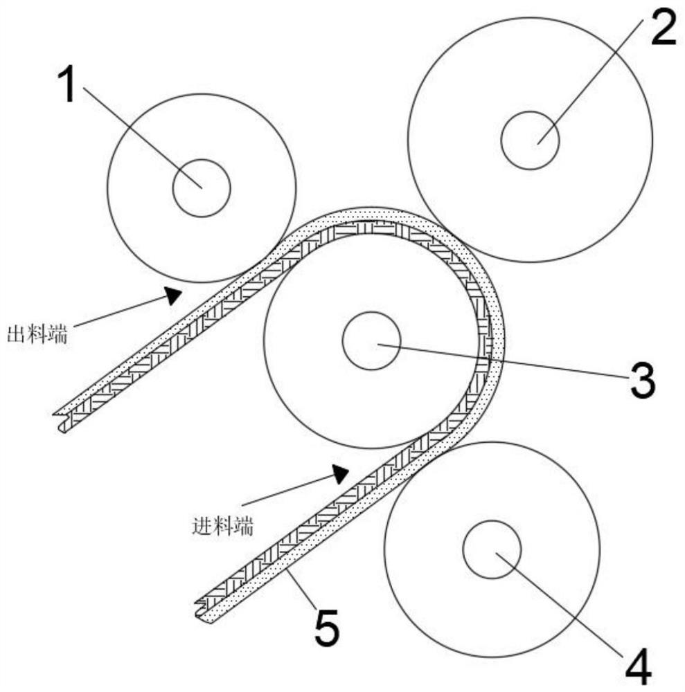 Layered stripping and recycling device for photovoltaic module