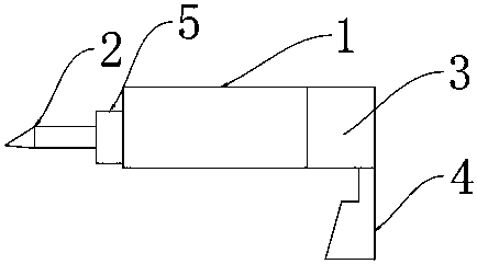 Electric drill with storage groove