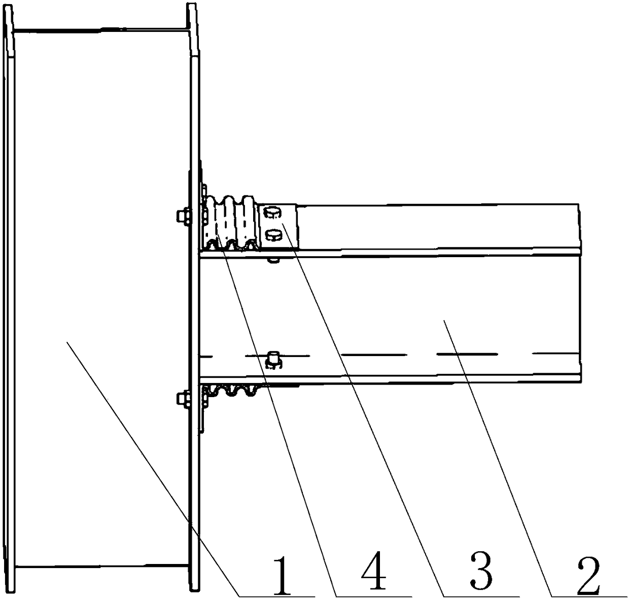 Steel structure anti-collapse joint