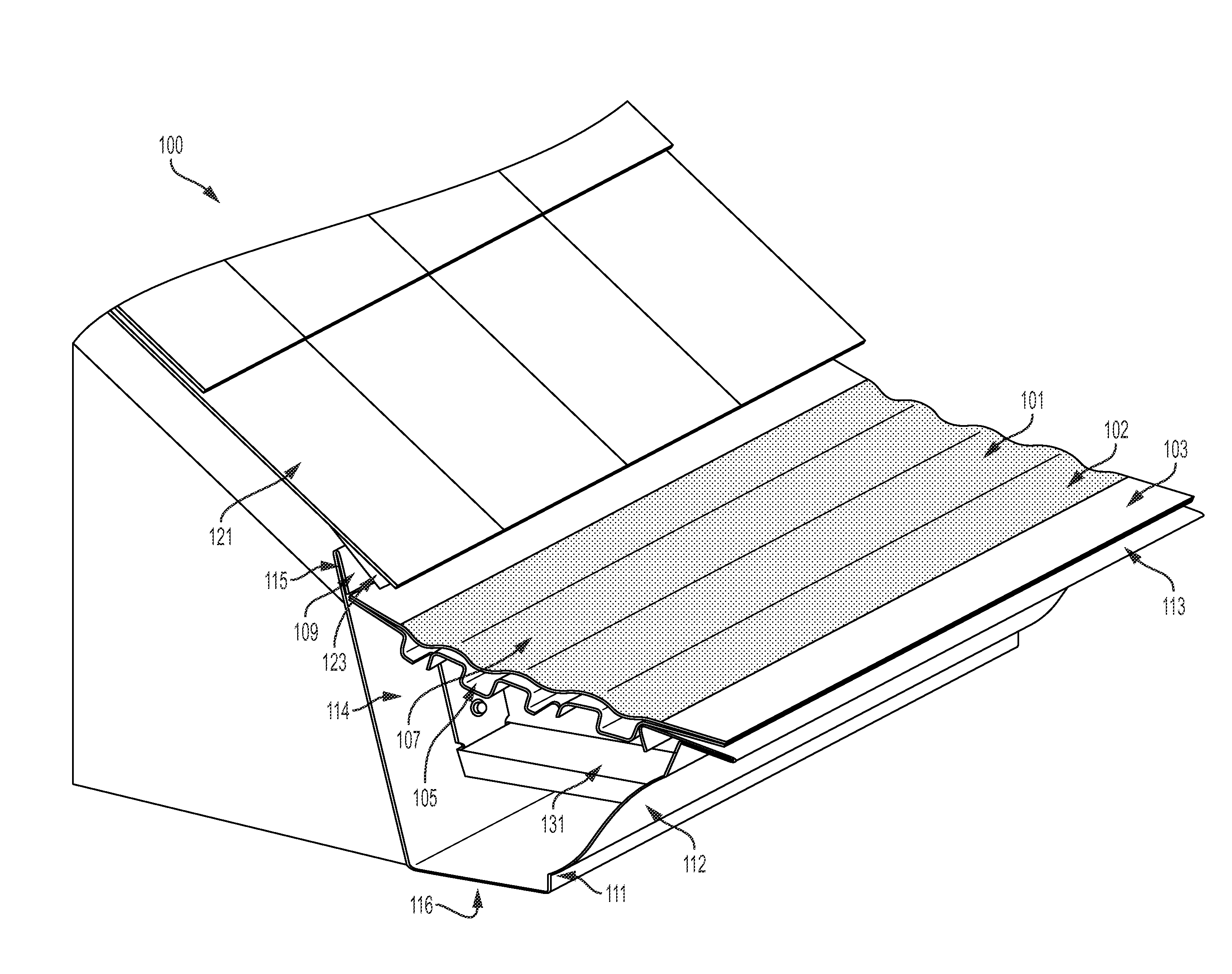 Rain gutter system