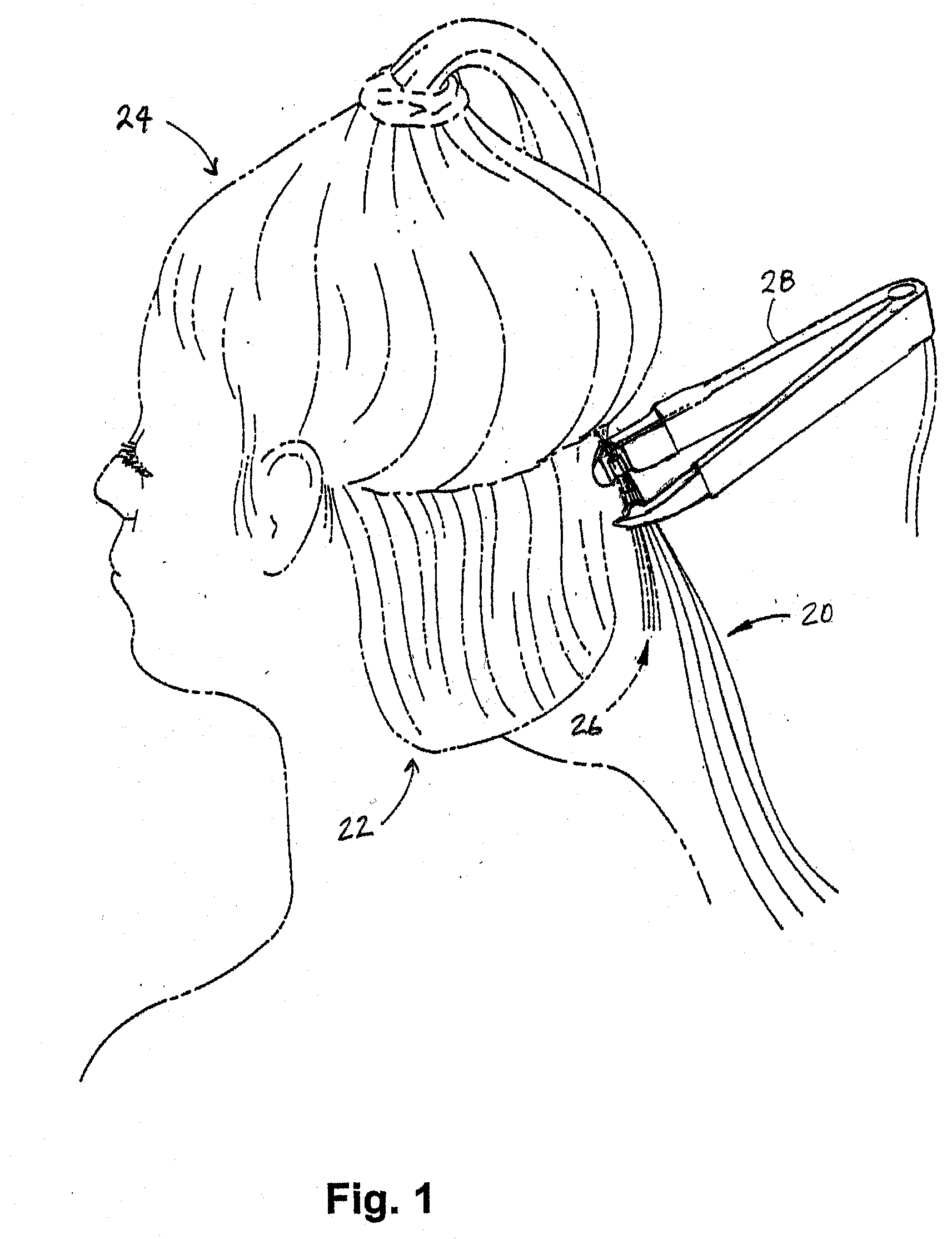 Method and apparatus for attaching supplemental hair to human hair