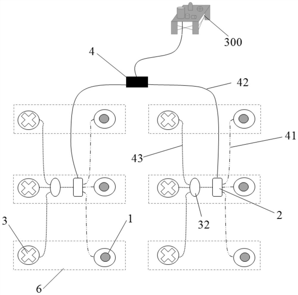 Marine hydrate exploitation and reinjection system and method