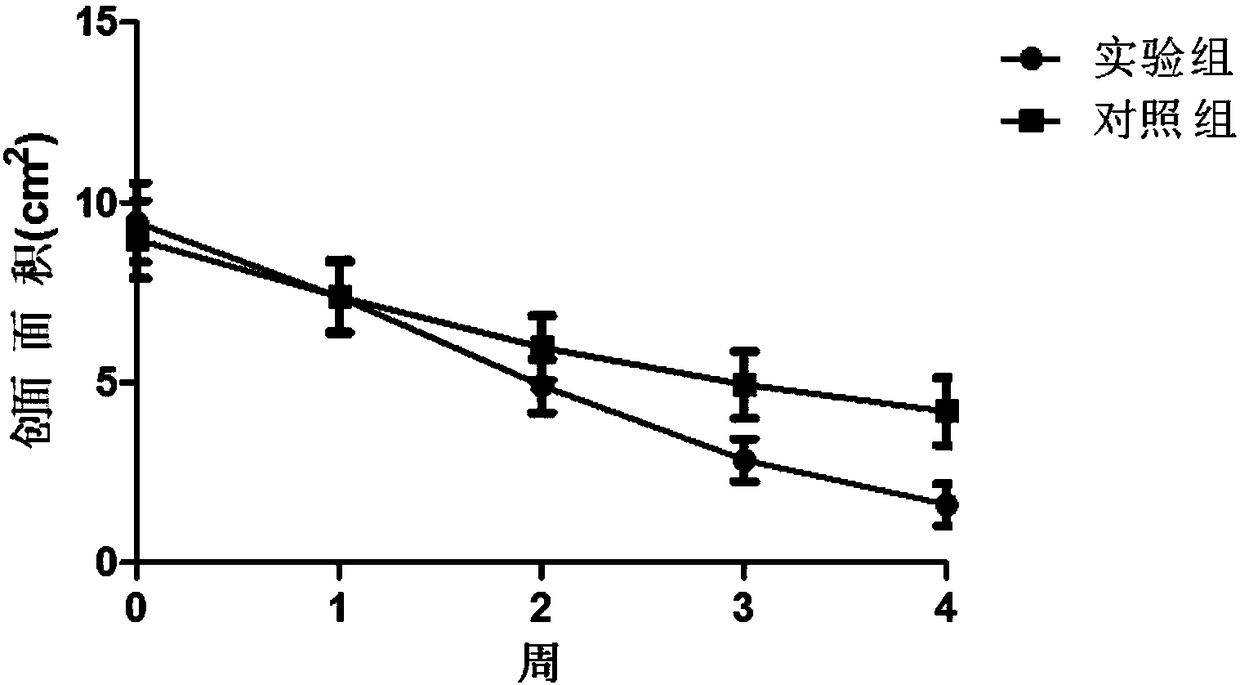 Traditional Chinese medicine composition for treating diabetes mellitus foot wound surface and preparation method thereof