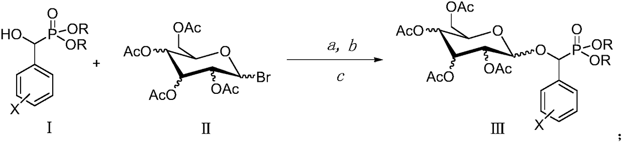 Preparation method and anti-tumor application of phosphonate glycoside derivative