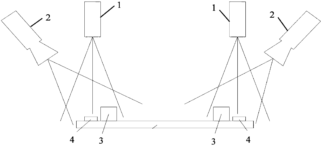 Track fastener fastener looseness detection method adopting depth image