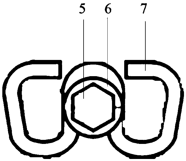 Track fastener fastener looseness detection method adopting depth image