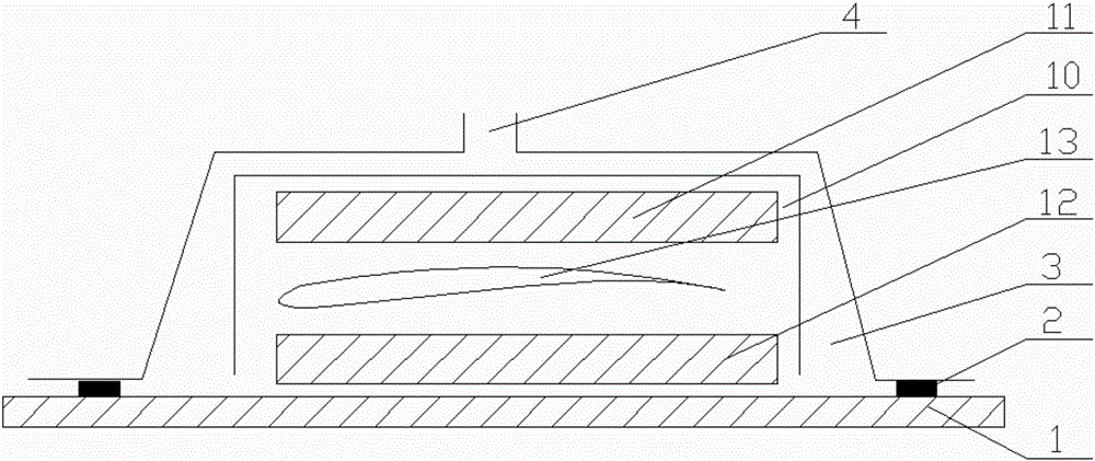 Preparation method of integrated composite propeller blade for stratospheric airship