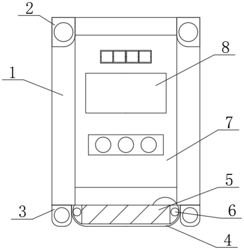 Electricity meter with heat dissipation function