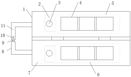 Double-channel detecting card for simultaneously detecting carbamazepine and sodium valproate