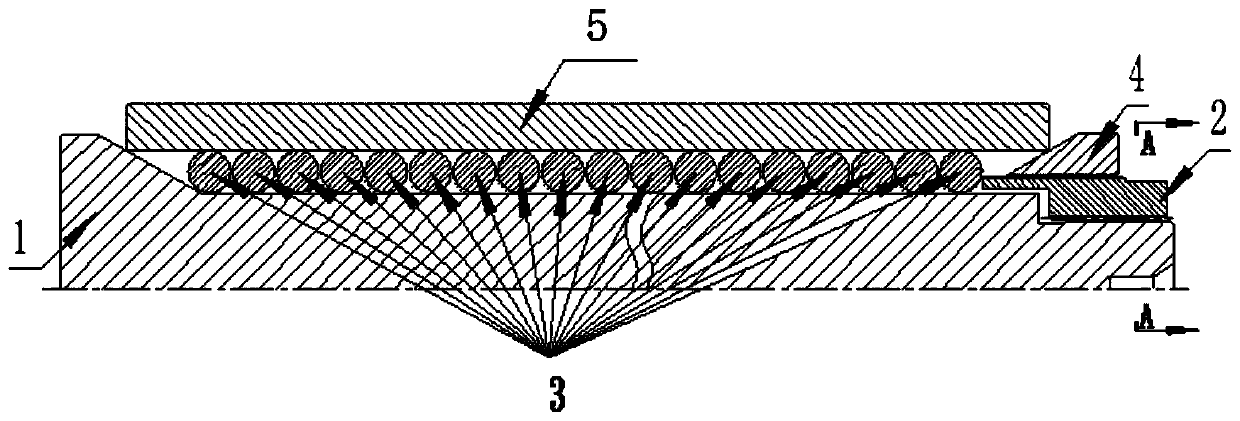 Flexible vibration damping mandrel for processing thin-walled pipe parts and clamping method thereof