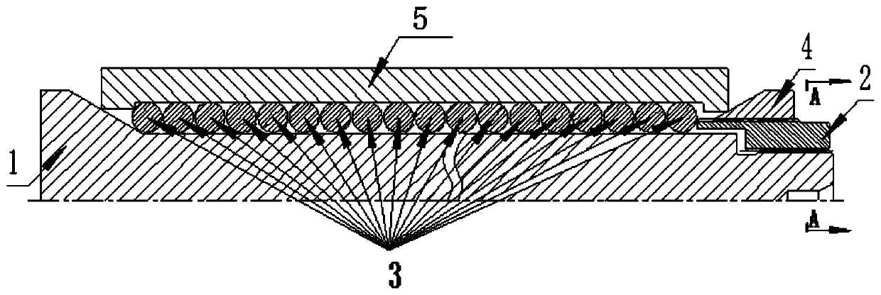 Flexible vibration damping mandrel for processing thin-walled pipe parts and clamping method thereof