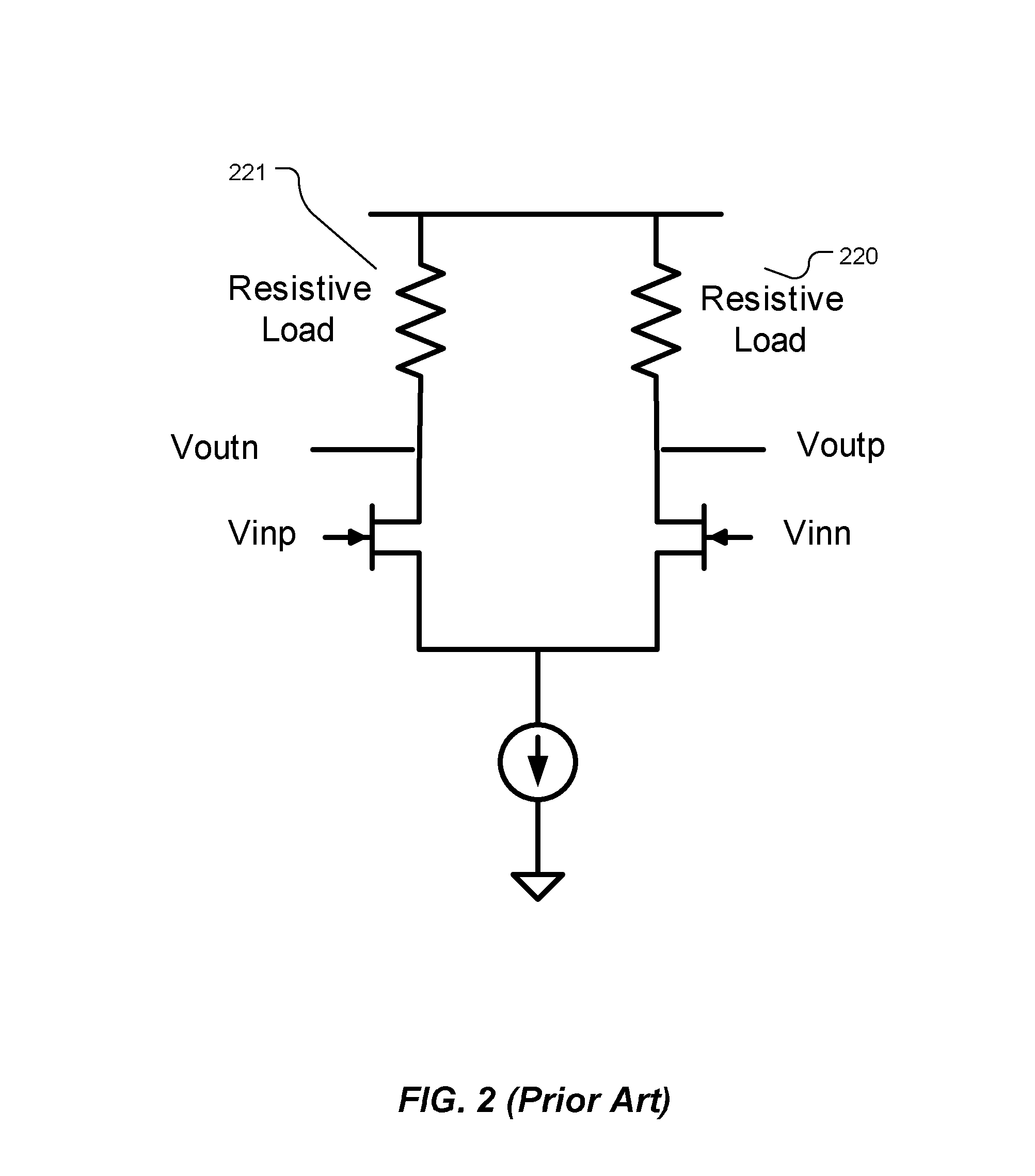 High Gain Load Circuit for a Differential Pair Using Depletion Mode Transistors