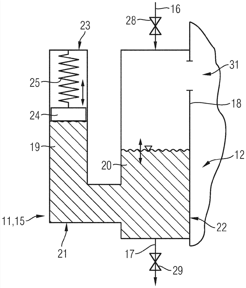 Exhaust gas aftertreatment device and exhaust gas aftertreatment method