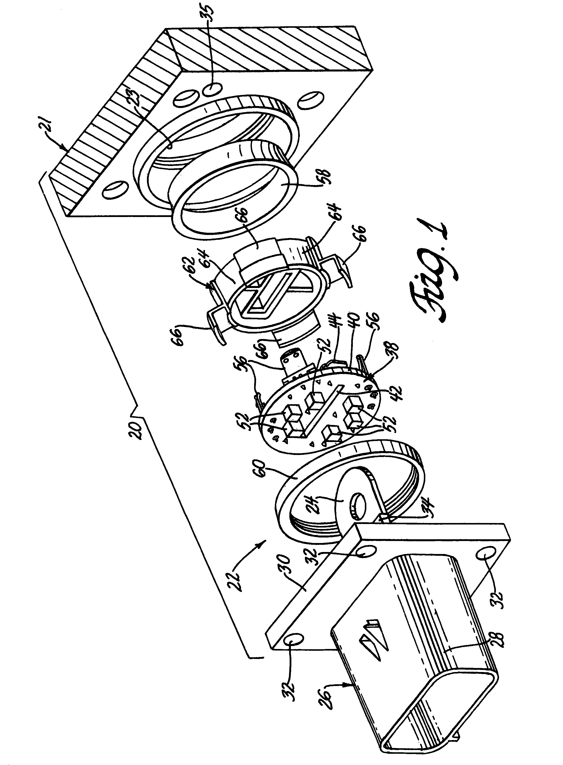 Filtered electrical connector and combination having same
