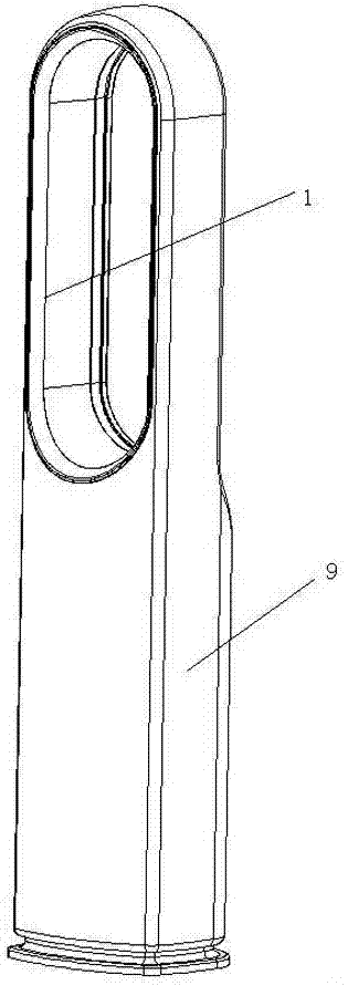 Air conditioner indoor unit air outlet structure and method