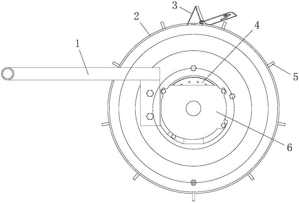 Hole-distance-controllable air-suction-type peanut hole-seeding wheel