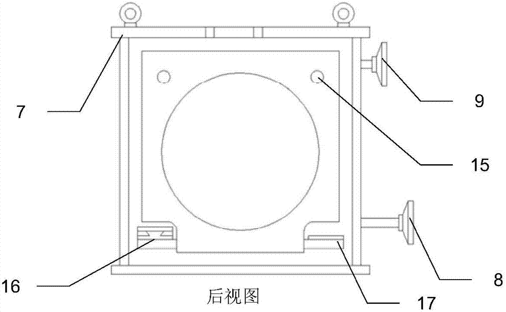 Planar optical element absolute surface shape detection device