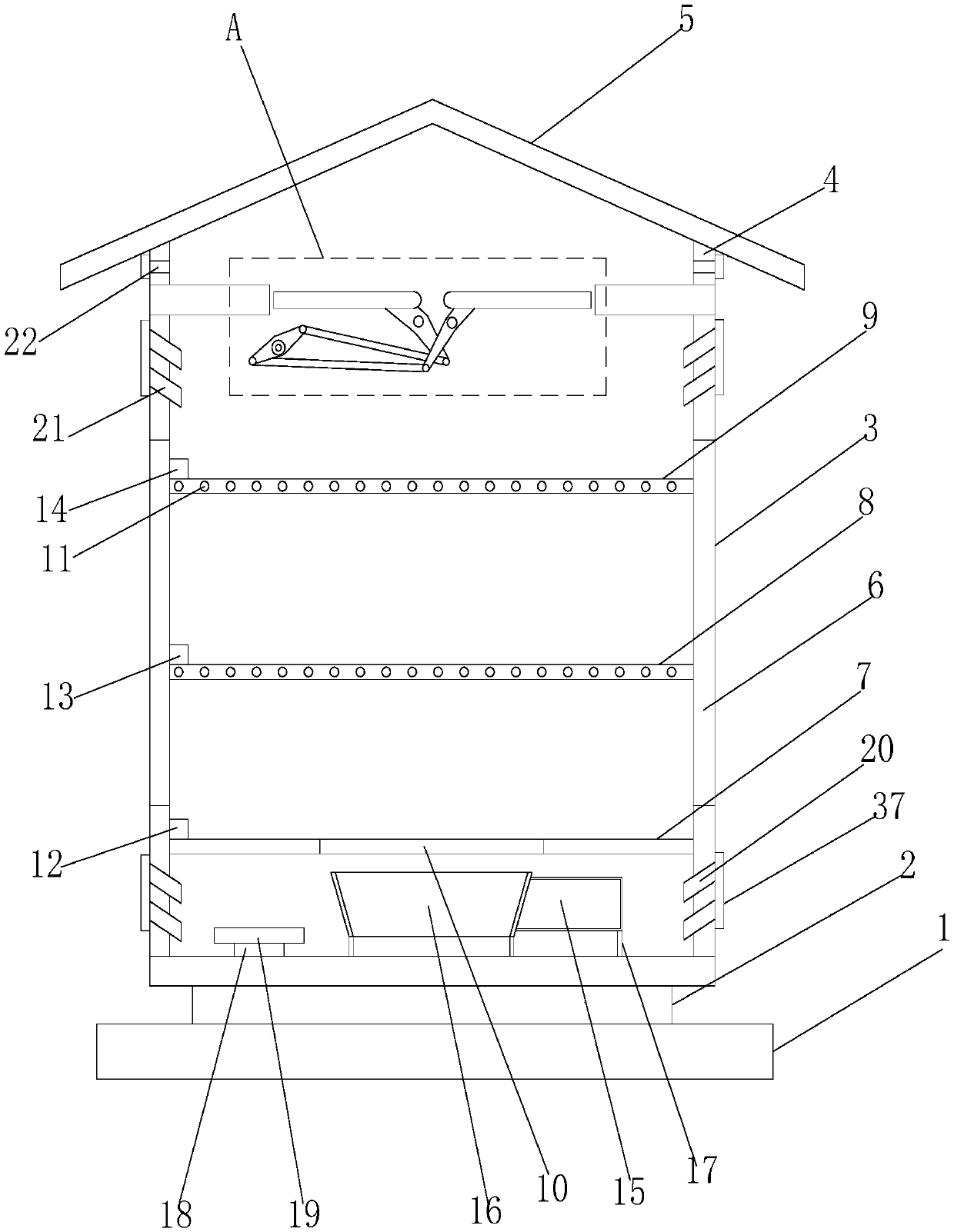 Electric cabinet with good radiation