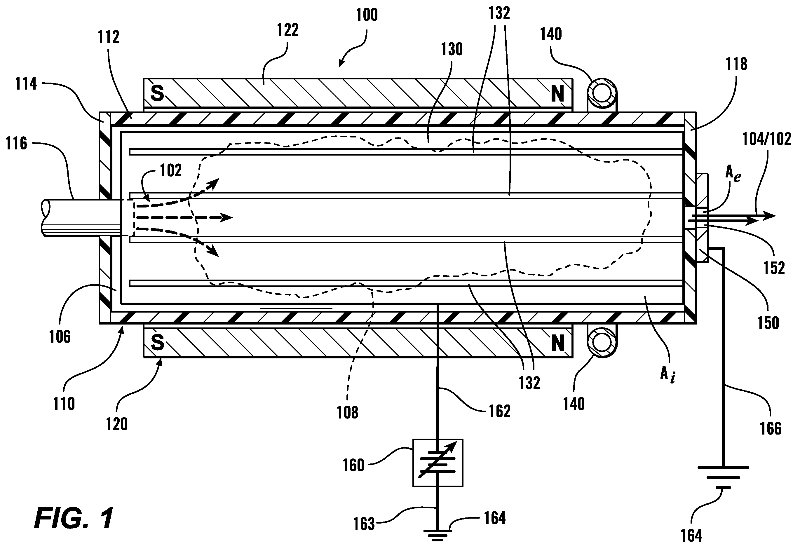 Non-ambipolar radio-frequency plasma electron source and systems and methods for generating electron beams