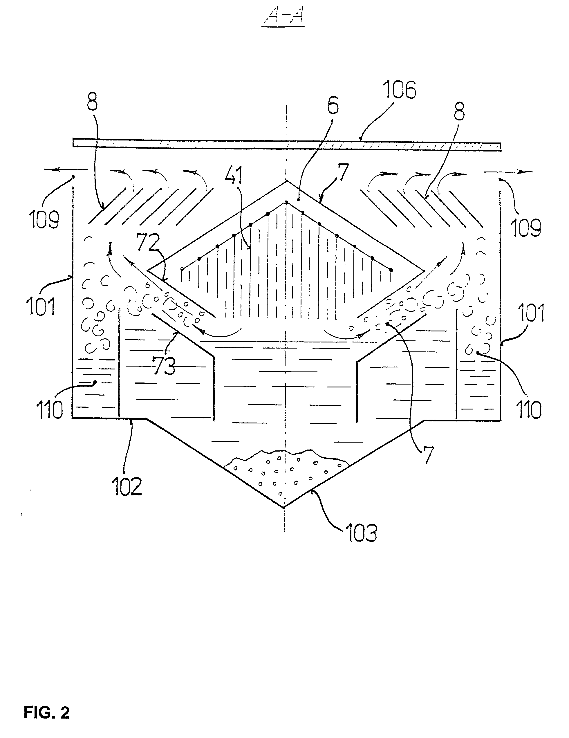 Method for purifying liquids by using ionized aeration