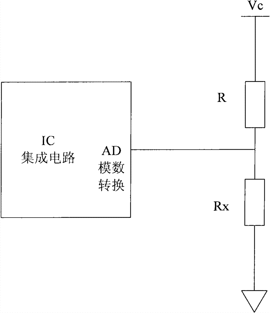 Resistance value measuring method and device or capacitance value measuring method and device
