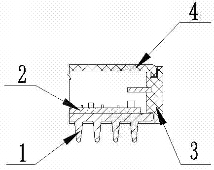 High-strength protection structure regulator used for vehicle generator