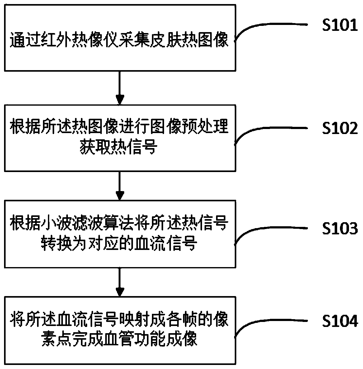 Monitoring imaging method and system for skin blood flow and blood vessels, and storage medium