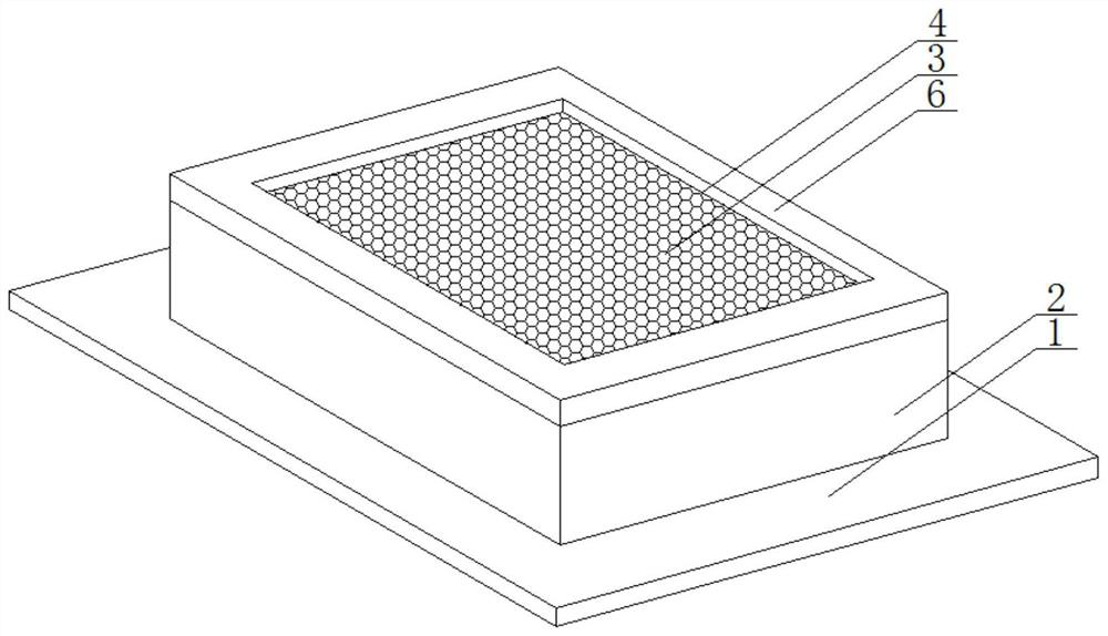 An aluminum honeycomb core brazed electromagnetic shielding waveguide window and its production process