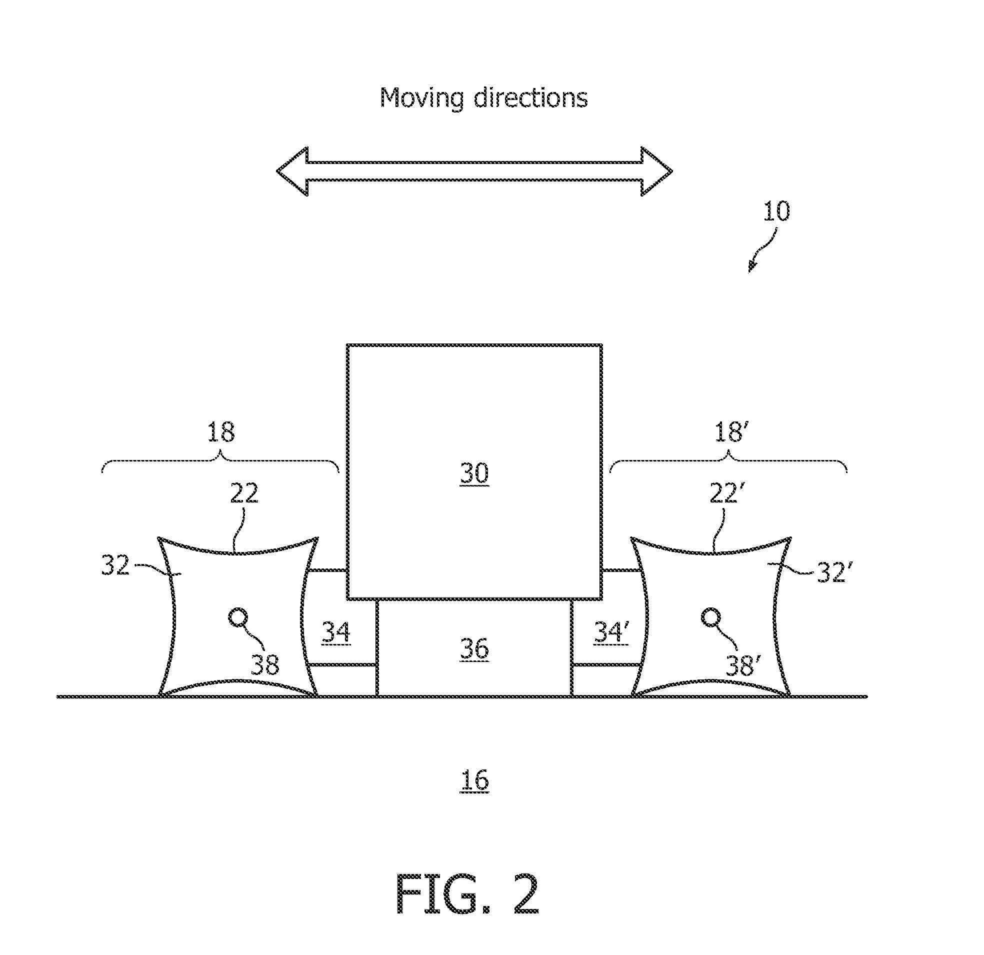 Skin treatment device with means for providing a tactile feedback signal