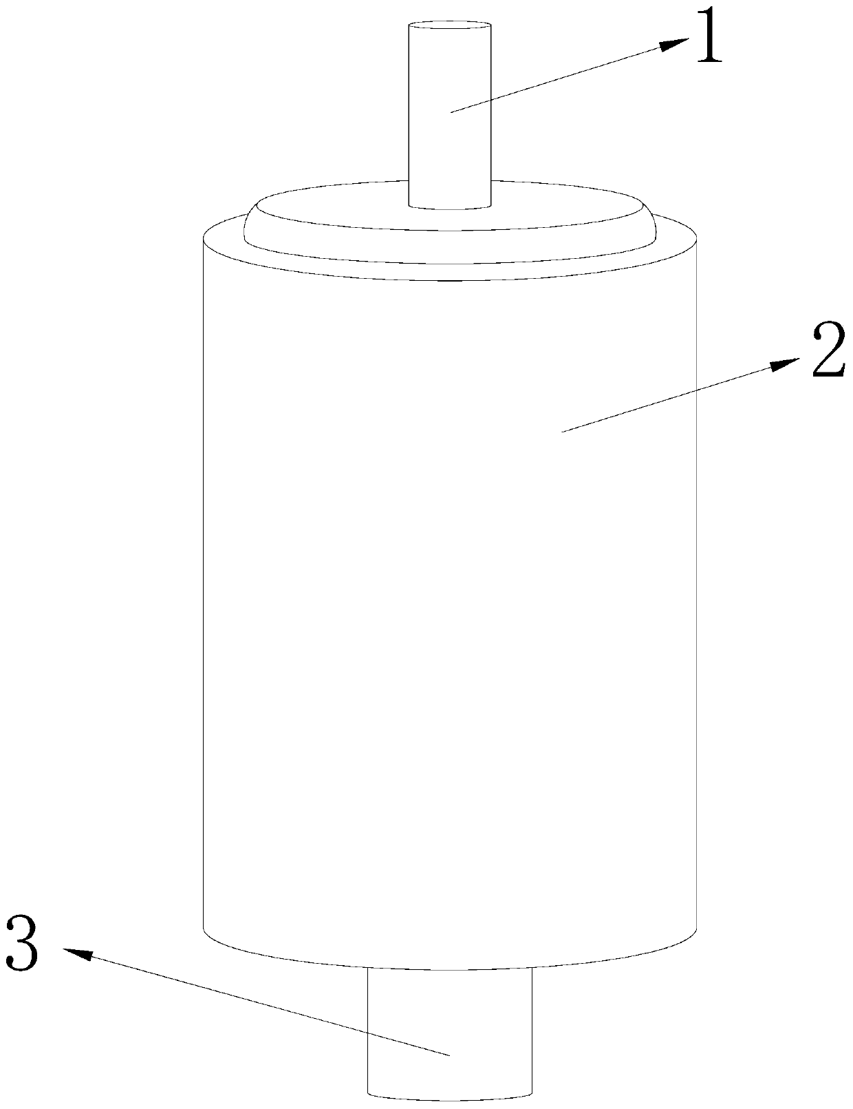 Vacuum arc-extinguishing chamber for reducing impact of vacuum circuit breaker