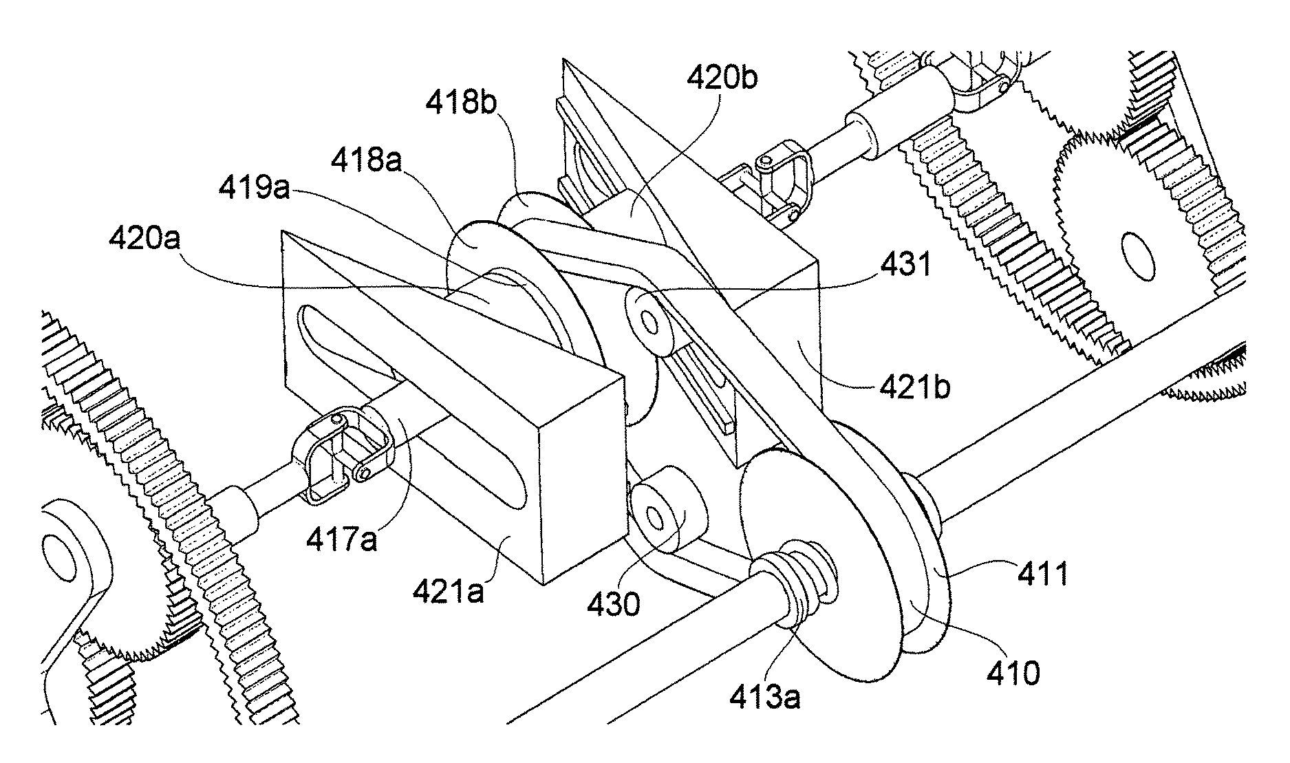 Infinitely variable transmission for differentially steered vehicles