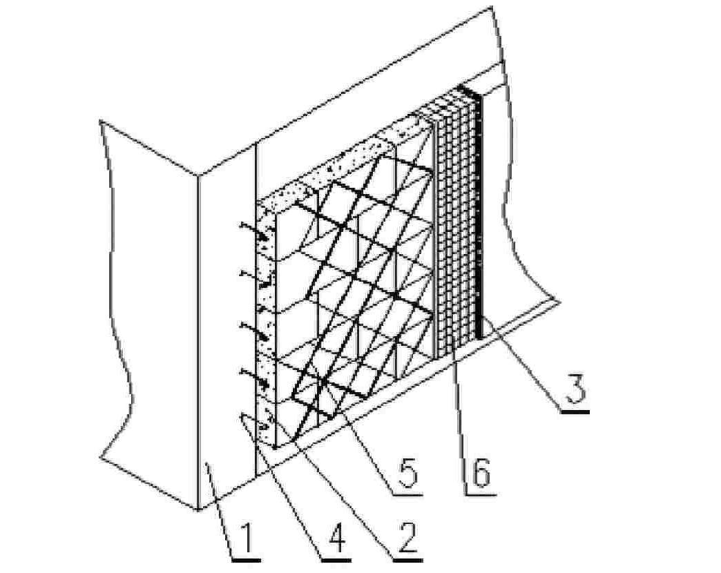 External thermal insulation structure of electrolytic cell