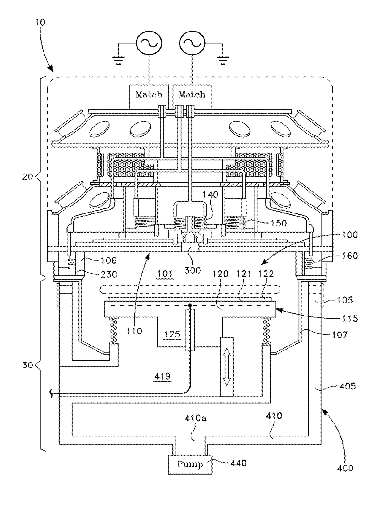 Inductively Coupled Plasma Source with Multiple Dielectric Windows and Window Supporting Structure