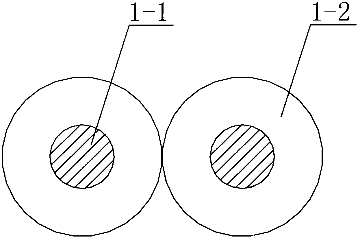 Bonding type network twisted pair and production method and production equipment thereof