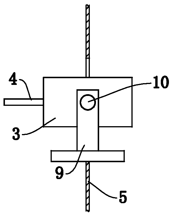 An optical lever measuring device