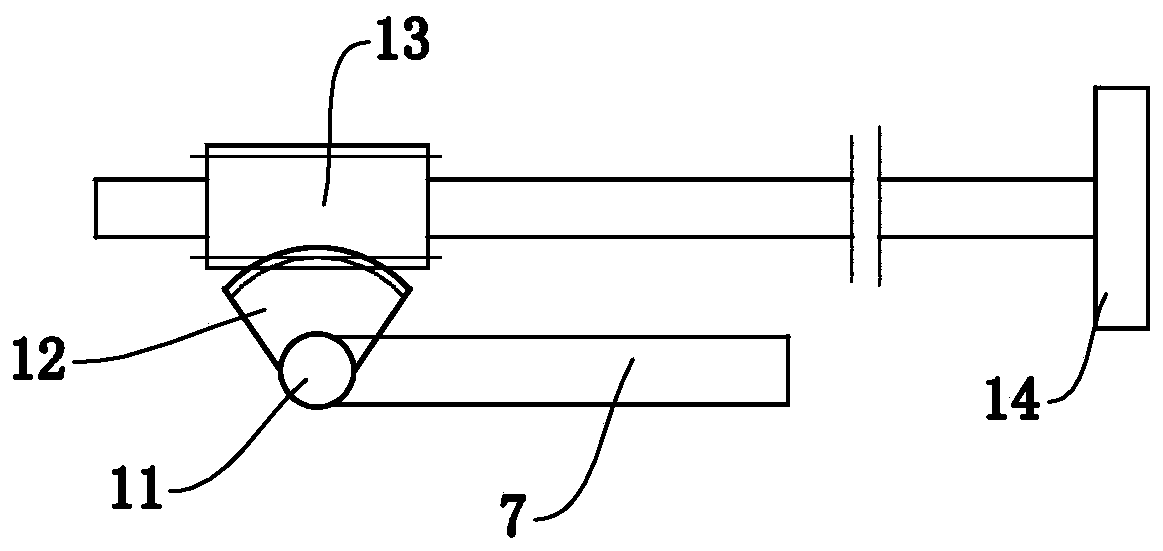 An optical lever measuring device