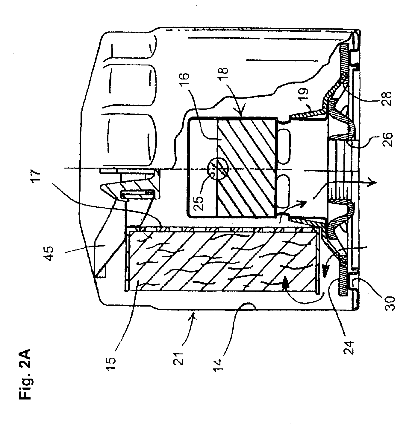 Additive dispensing cartridge for an oil filter, and oil filter incorporating same