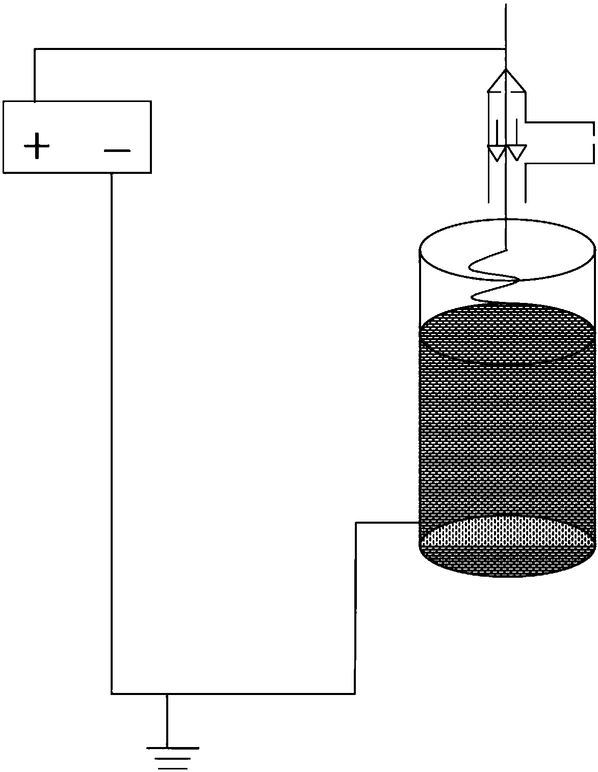 Electrostatic spinning device for preparation of fluffy-state nanofibers and method for preparation of fluffy-state nanofibers