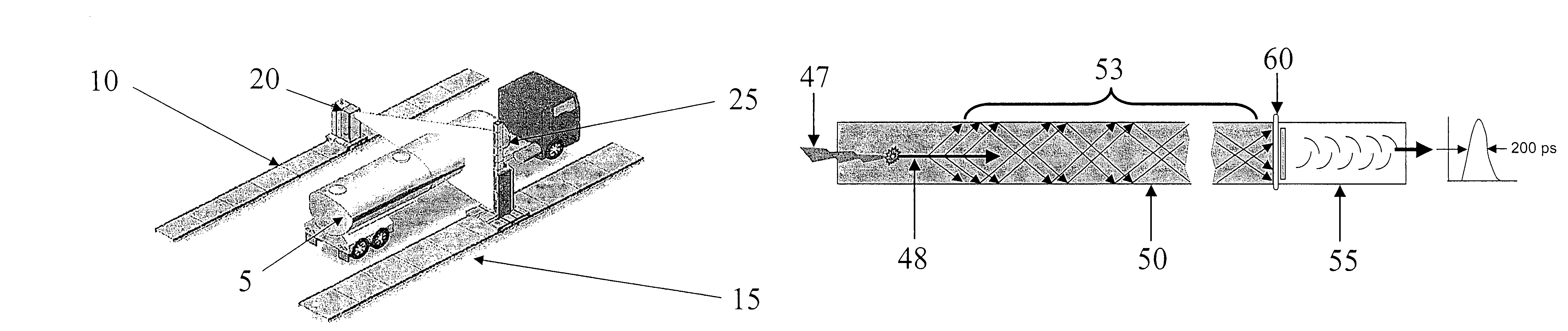 Method and system for high energy, low radiation power X-ray imaging of the contents of a target