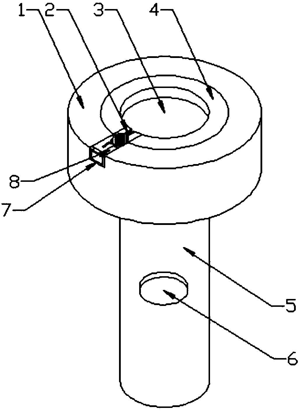 Recycling and treating device of wasted wires