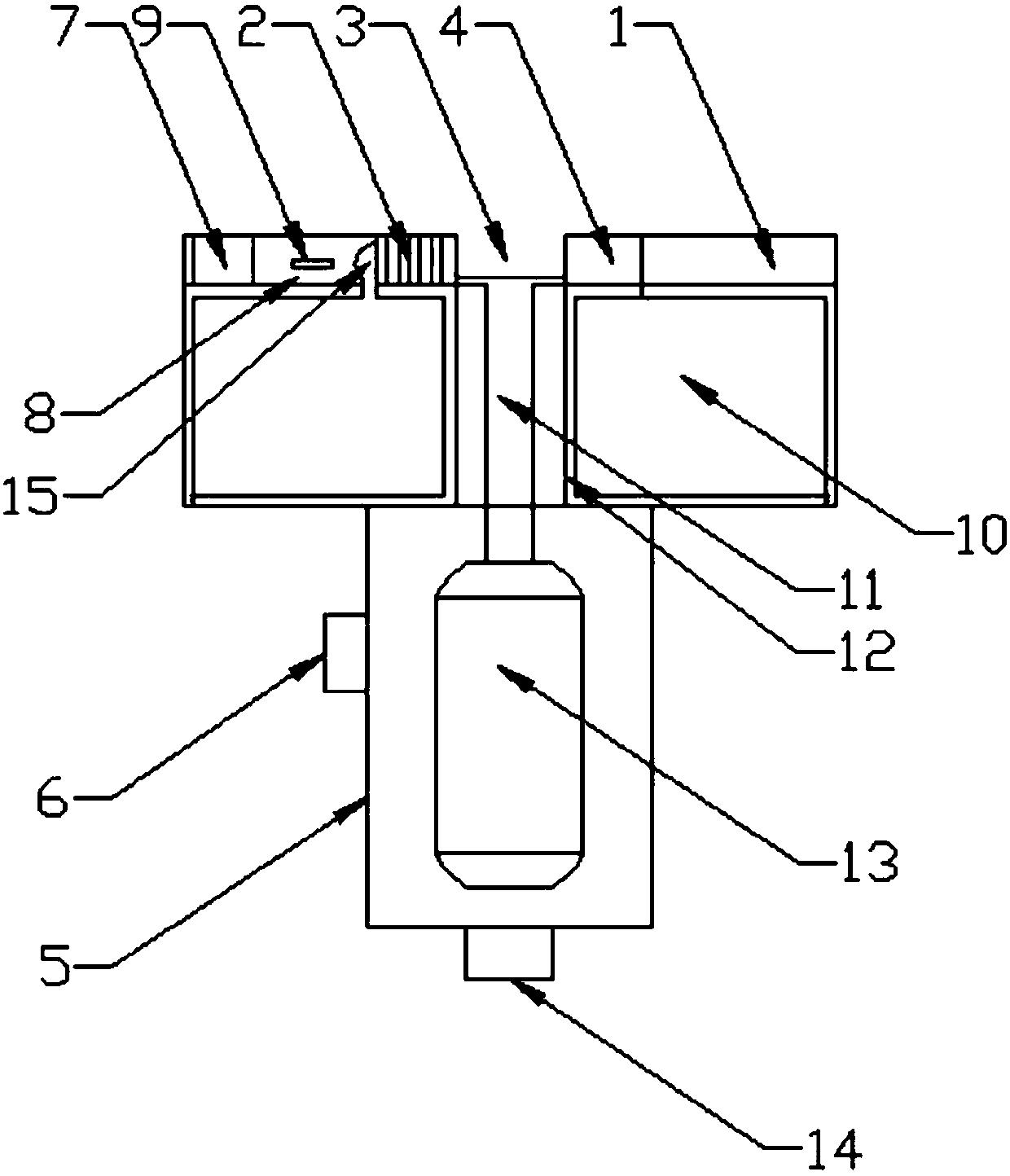 Recycling and treating device of wasted wires